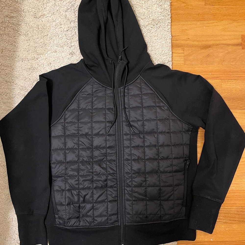 Old Navy Quilted Full Zip Hoodie